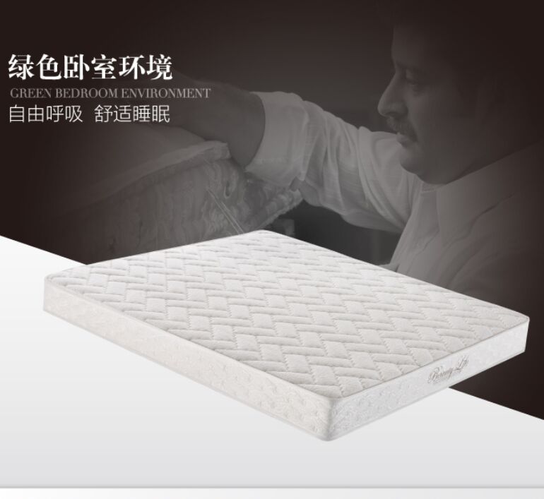路福弹簧床垫 双人床垫护脊1.8米席梦思床垫 经济型软硬两用RN118