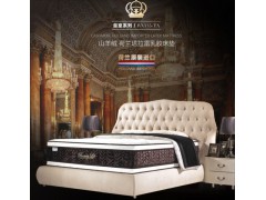 路福1.8米席梦思床垫独立弹簧进口乳胶加厚床垫软硬两用RN335图1