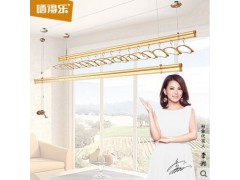 晒得乐 升降晾衣架双杆手摇加厚室内阳台挂衣架家用铝合金晒被架图1