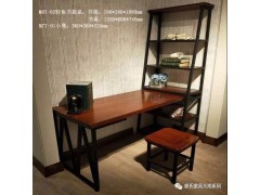 M87-02转角书架桌     M77-01小凳图1