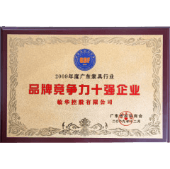 品牌竞争力十强企业奖