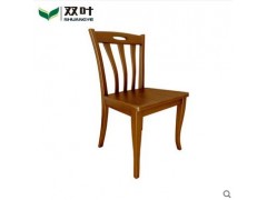 双叶家具 实木中式现代简约 休闲餐厅 餐椅图1