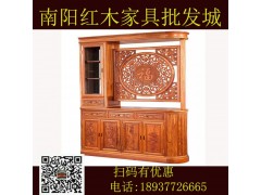红木家具 实木家具 红木沙发 红木餐桌 红木床 刺猬紫檀 非洲花梨 缅甸花梨 酒柜 隔厅柜图3