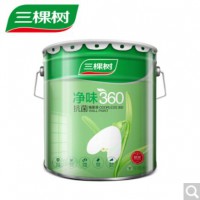 三棵树漆（SKSHU） 健康+ 内墙乳胶漆油漆涂料墙面漆 净味360抗菌墙面漆 15L