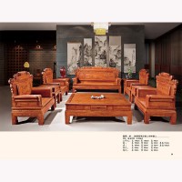 红木家具 红木沙发 刺猬紫檀 兰亭序11件套