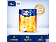 多乐士漆 致悦易擦洗净味6L单桶面漆乳胶漆油漆涂料白色图1