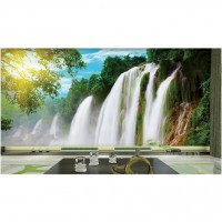 蔚莱雅背景墙 中式山水实景系列