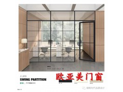 新款黑色窄边推拉门、平开门图3