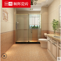 顺辉瓷砖 美式田园卫生间墙砖浴室瓷片300x600马丹龙石