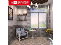顺辉瓷砖 卫生间浴室瓷片磁地砖300x600 魔方石代图1