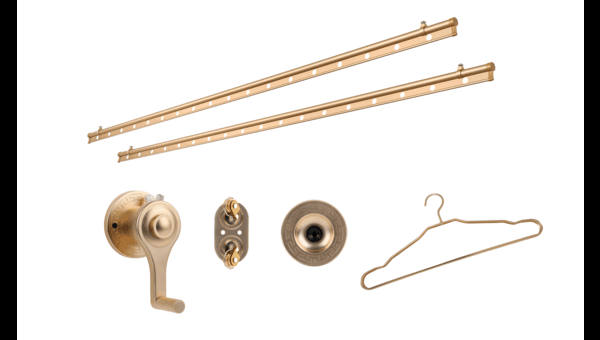 JOMOO九牧M1014手摇晾衣架  砂金手摇器  包塑钢丝绳  铝合金晾杆  送16个铝合金衣架 （493元）