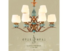 东方灯饰 ZT美式吊灯8828图1
