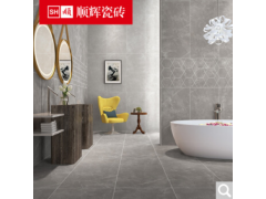 顺辉瓷砖 灰色地砖别墅外墙砖600x1200仿古砖磁砖图1