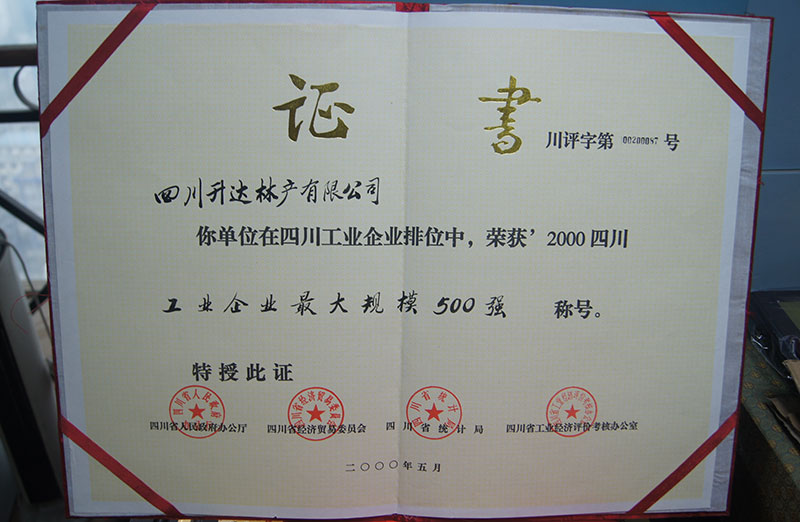 工业企业最大规模500强