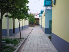 自制方砖铺路