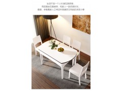 钢化玻璃餐桌图2