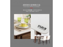 白色清新森系餐厅家具餐桌餐椅组合PT1692图3