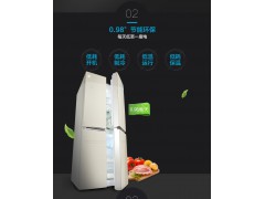格力（KINGHOME)晶弘 458升变频风冷 十字对开冰箱 玻璃面板 BCD-458WPQG2/朗玉金图3