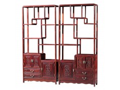 红酸枝博古架图2