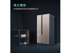 西门子 风冷无霜 纤薄玻璃门 新品对开门冰箱图3