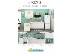 志邦石英石台面现代简约厨柜图3