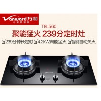 万和家用嵌入式燃气灶具 台嵌两用 4.2KW智能定时玻璃灶 T8L560-20Y（液化气）