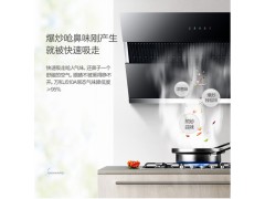 万和侧吸式抽油烟机 19立方米大吸力一键爆炒 单烟机 钢化玻璃大面板 CXW-200-J510A图2
