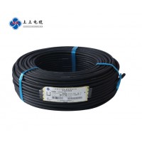 上上电缆 YZ系列中型橡套软电缆4*4平方铜芯橡皮电缆CCC 黑色100M【定制款不退换 交货期30天
