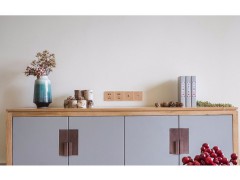 开关插座86型家用多孔五孔插座墙壁暗装三开开关一开双控开关图2