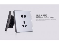 86型家用五孔多孔墙壁插座暗装一开双控多控开关 网络插座图2