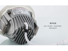 led筒灯3寸开孔8公分天花灯嵌入式吊顶客厅灯具全套防雾洞灯 5W/镜面杯/中性光/TD05256GN款图3