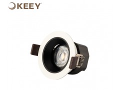 led射灯9W开孔7.5超薄防眩天花灯客厅吊顶嵌入式cob灯具 9W黄光/TH09055款图2