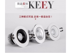 led射灯6W酒店客房吊顶天花灯过道牛眼灯酒柜COB射灯QY-STH0601 6W黄光 / 白色STH0601款图2