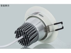 led筒灯8公分开孔天花灯嵌入式吊顶客厅灯具全套防雾洞灯QY-L251G 6W黄光 / 砂银L253G款图3