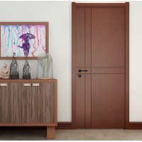 美心木门 现代简约房门卧室门 实木复合烤漆套装门定制7201