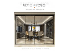 美心木门 钛镁合金极窄移门滑门厨房门阳台推拉门钢化玻璃DM244图2