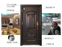 美心家美 铸家盛美 入户门 防盗门 甲级 安全智能锁装甲门F2288图3