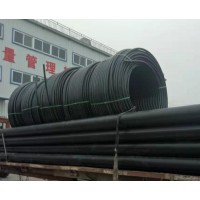HDPE直销水管穿线管电力电缆保护管黑色Φ75 200米/盘