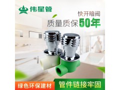 伟星管快开暗阀D25图1