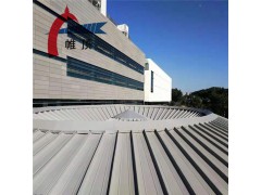 河南帷顶体育馆铝镁锰金属屋面板 430直立锁边合金屋面板图3