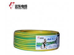远东电缆（FAR EAST CABLE）BV 0.75平方国标铜芯单芯单股硬线100米 双色图1
