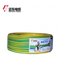 远东电缆（FAR EAST CABLE）BV 0.75平方国标铜芯单芯单股硬线100米 双色
