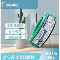 远东电缆 简装BV16平方 国标家装进户铜芯电线单芯硬线 100米 绿色零线 100米