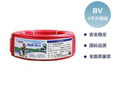 远东电线电缆 电工电料 简装BV4平方国标家装单芯电线单芯单股铜芯电线【硬线】 红色 100米图5