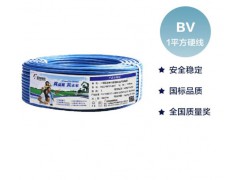 远东电线电缆电工电料简装BV1平方 国标家装铜芯电线单芯单股硬线 蓝色图3