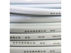远东电线电缆 BVVB 2*1平方电线国标家装照明用2芯电线铜芯外护硬线 明装敷设 白色 100米图3