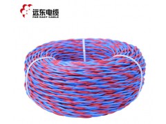 远东电线电缆 RVS 2芯红/蓝铜芯双绞线 2*1.5平方 100米图2