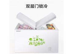 容声273升 卧式冰箱 蝶形门 侧掀门 冷藏冷冻双温冰柜 家用商用厨房二合一 BCD-273KB图2