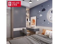 好莱客全屋柜体24㎡套餐 现代简约平开门置顶大衣柜衣帽间电视柜入户柜组合柜类家具定做 原态板图1