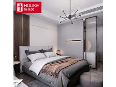 好莱客全屋柜体24㎡套餐 现代简约平开门置顶大衣柜衣帽间电视柜入户柜组合柜类家具定做 原态板图2